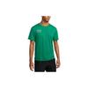 Спортивная футболка с коротким рукавом Dri-FIT Miler Letter Print, мужские топы, павлин FB9037-365