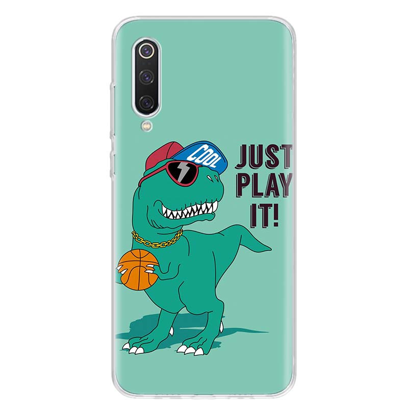 Dinosaur Skate Dude Play For Xiaomi Redmi Note 14 13 12 11 10 Pro Phone Case 12S 11S 11T 11E Plus 14Pro 13Pro 12Pro 11Pro Cover