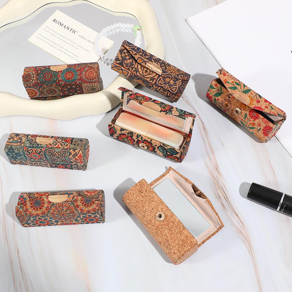 Ретро китайский стиль коробка для помады, подарочная коробка, простая и высококлассная складная коробка для помады в пасторальном стиле, коробка для хранения.