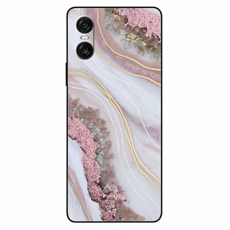 Чехол для Sony Xperia 10 VI Силиконовый Мраморный Мягкий Чехол Крутые Чехлы с Принтом Для Sony Xperia 1 VI Чехол IVI 10VI Модные Сумки