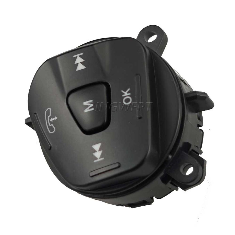 New Left Steering Wheel Control Button Switch With Backlight For Ford Fiesta Mk7 Mk8 ST Ecosport 2013-2015