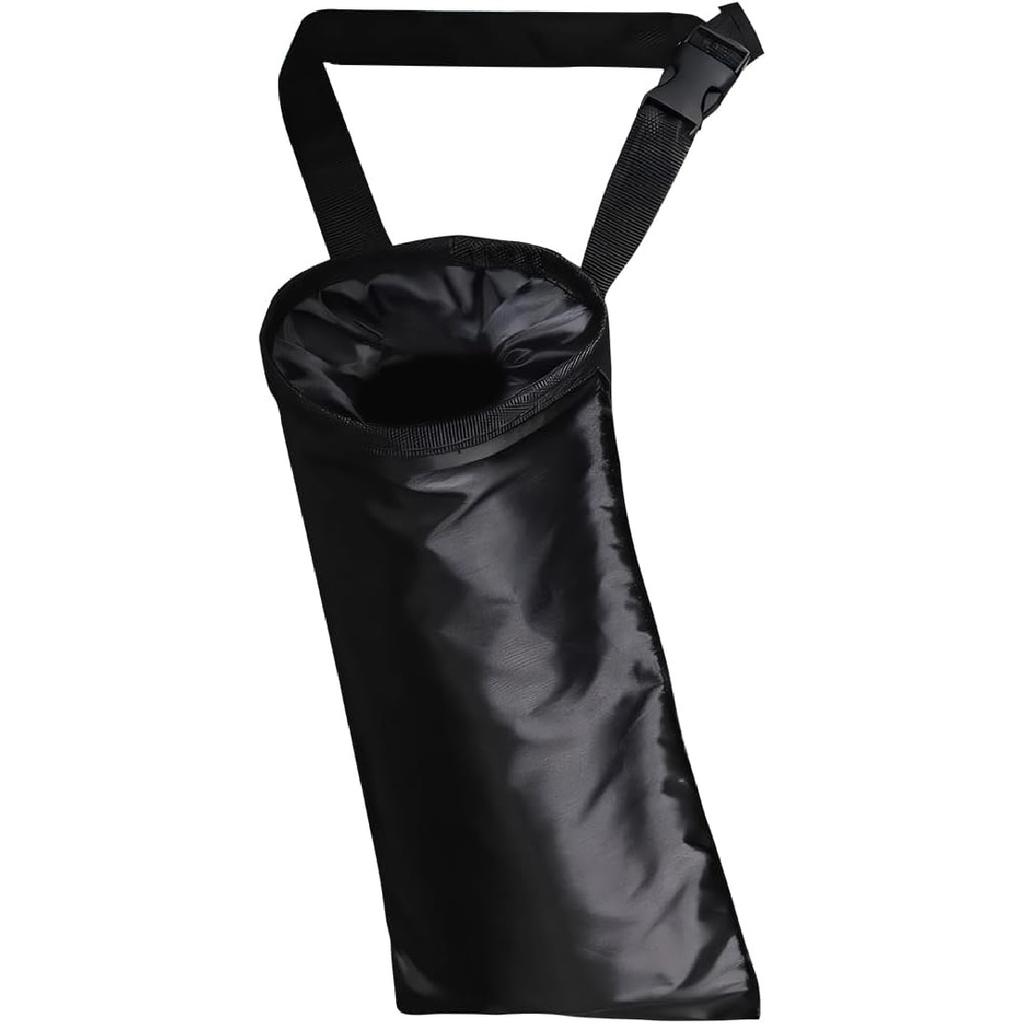 ZIMISI Car Trash Bag, Hanging Car Garbage Can with Elastic Opening, Portable Waterproof Collapsible Trash Can for Back Seat, Automotive Storage