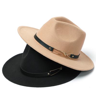 Зимние фетровые шляпы Fedora Мужские искусственная шерсть Церковные осенние модные широкополые шляпы женские фетровые шляпы