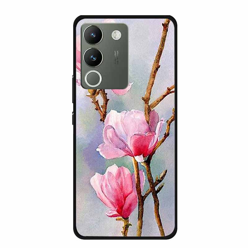 Чехол для Vivo V30 Lite Роскошный Мягкий Силиконовый TPU Чехол для Телефона Для Vivo V30Lite 6.67" Ударопрочный vivo V29e Защитный Fundas