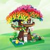 Tree Building Block Set for Adults, 1528 Pieces Micro-Particle Ideas Rainbow Tree Building Block Toy for Adult Kids