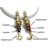 DIY Headphone Plug Connector 4 Pole 3.5mm Stereo Plug Earphone Jack Headphones Audio Jack