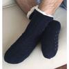 Men's Extra Thick Fleece-Lined Anti-Slip Indoor Slipper Socks
