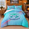 Printed 3Pcs Bedding Set Wigan Warriors Pattern Bed Sheet Pillowcase For Bedroom Decor