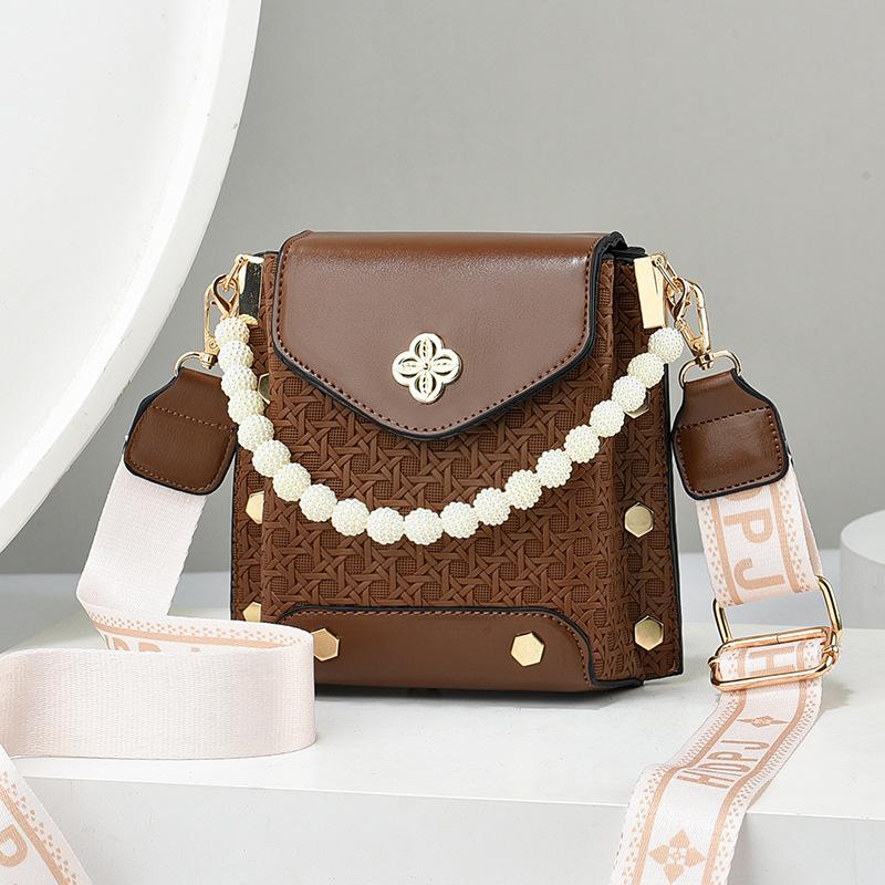 Women's Square Small Crossbody Bags Cell Phone Purse Faux Leather Shoulder Handbag Wallet Purse Fashion Casual Mini Top Handle Handbag for Women