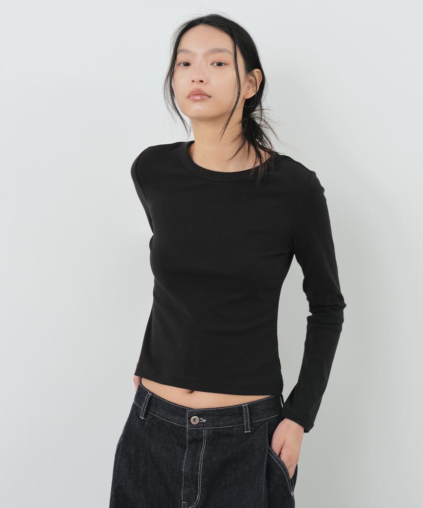 CITYBREEZE Cotton Round Long Sleeve T-Shirt (Basic)_4 Colors