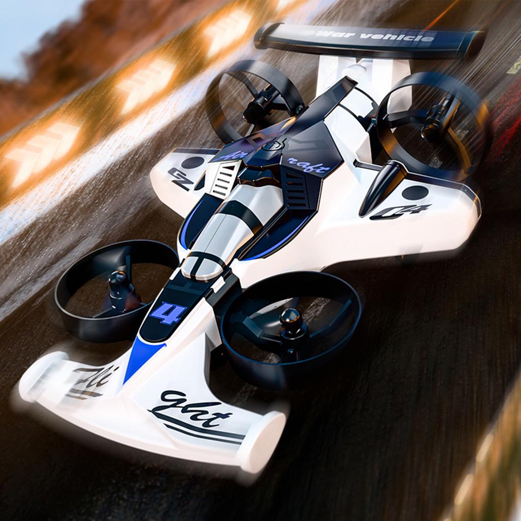 Земля Воздух Радиоуправляемый Квадрокоптер и Дрифт Автомобиль 360 Вращение Режим Безголовый Радиоуправляемый Самолет Рождественские Подарки на День Рождения для Взрослых и Мальчиков-Подростков