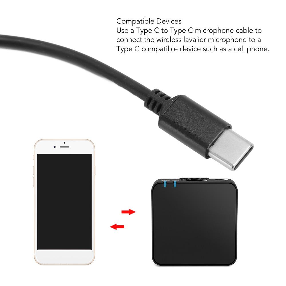 Кабель-микрофон Type C на Type C с качеством звука без потерь для RODE Wireless GO II для Lark