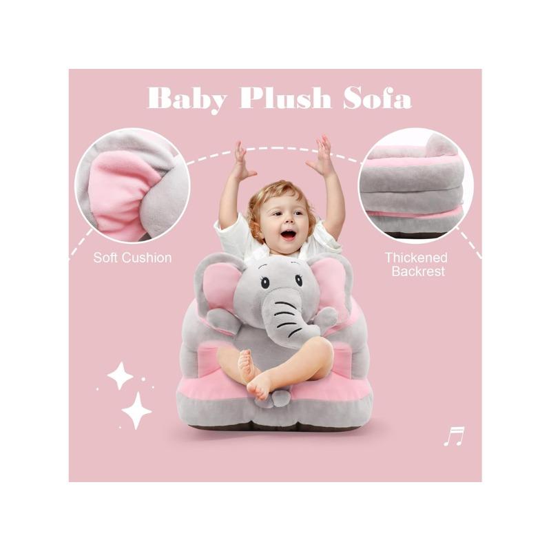 Children's Sofa Chair with Lumbar Support and Non-Slip Base (0–36 Months)