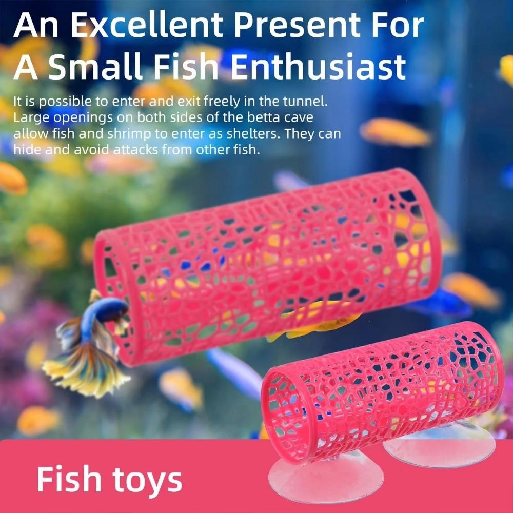 Fish Tank Decoration Fish Tank Tunnel Toys Shrimp Breeding Protector  for Betta Guppies