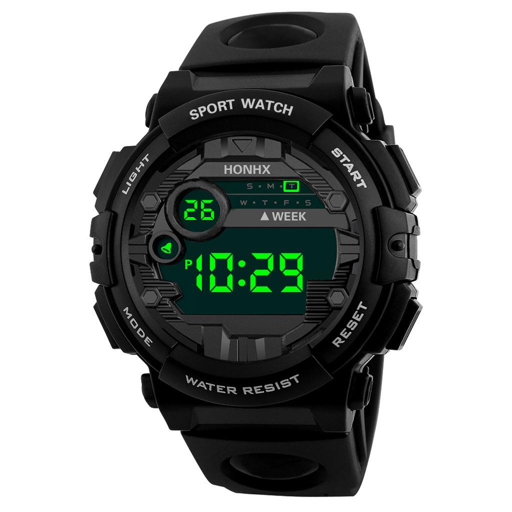 HONHX Multifunctional Luminous Alarm Clock Watch for Men, Women, and Children.