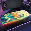 RGB Hexagonal Mouse Pad 900x350 LED Gaming Anime Geometric Luminous Anti-skid Computer Offices Cool Mousepad Desk Mat Laptop Rug