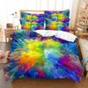 Art Watercolor Love Graffiti Quilt Cover With Pillowcases Ink Dots Bedding Set Fordormitory Home Hotel Bedroom Comforter Cove