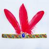 Feather Flapper Headbands Mardi Gras Prom Dancer Headpiece for Party Carnivals Celebrations Headwear Hair Styling