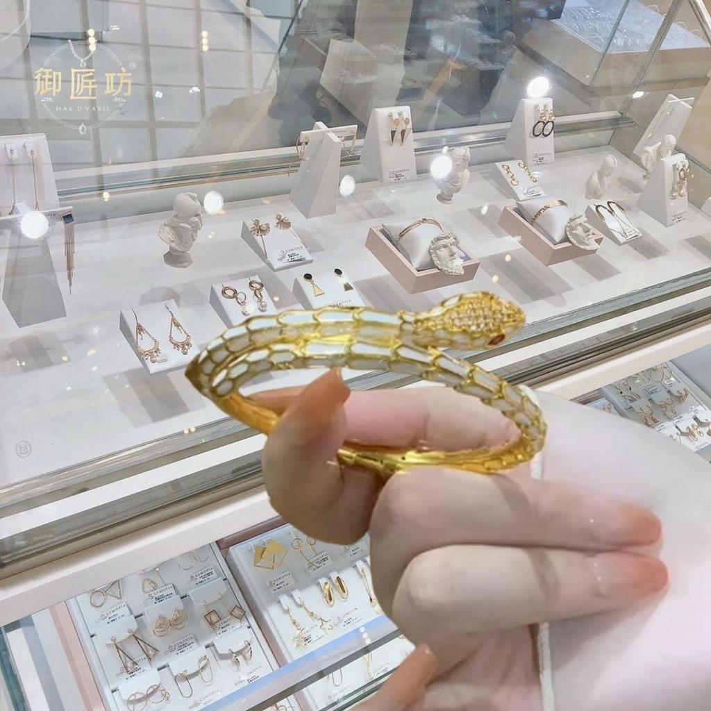 Средневековый Светлый ЛюксИзысканный СтильБраслет Змея Женский Белый Браслет Змея Является Подарком