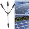 Установка параллельного разъема панели солнечных батарей водоустойчивого кабеля ответвления ы доски ы легкая дополнительная длинная