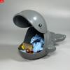 Нетоксичные Moc Кирпичи Кит Настольное Украшение для Офиса Украшение Белуха Милые Животные Друзья Конструктор Пластиковые Игрушки для Детей