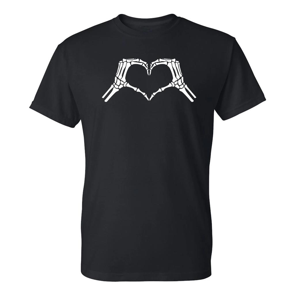 Skeleton Heart Hands - Halloween Spooky Monster T-Shirt