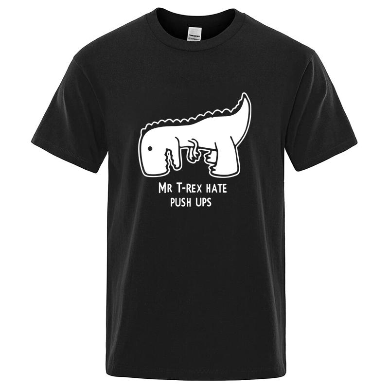 Mens High Quality 100 Cotton Funny Casual Dinosaur Design Printing Cool Oneck for Men Tshirt Male Tees Shirts Men Tops