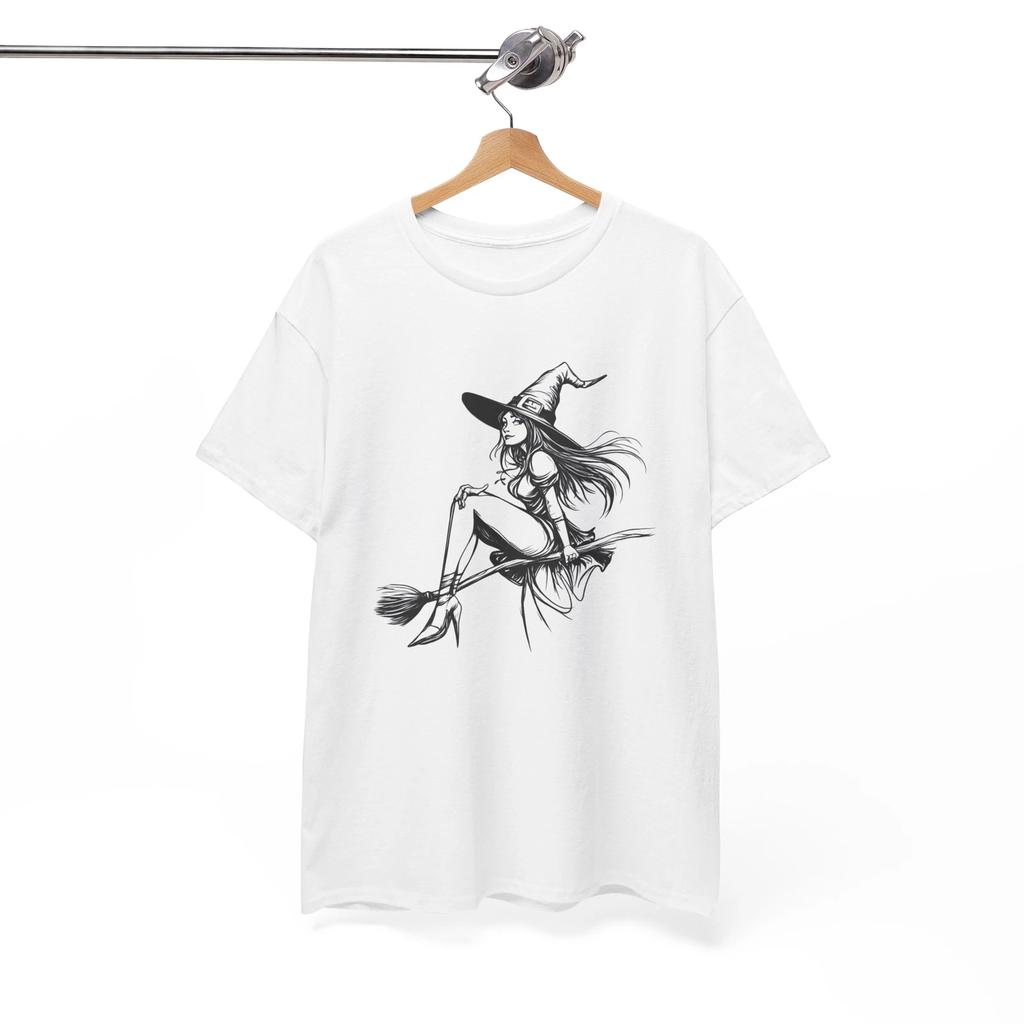 Astrology & Witchcraft T-shirt Tops Tees Unisex | Magic Witch Flying Shirt