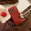 Подходит для чехла на мобильный телефон Apple 16 Iphone17promax Бордовый Бант 13 Ретро Простой 14 Противоударный 17 Мягкий Чехол