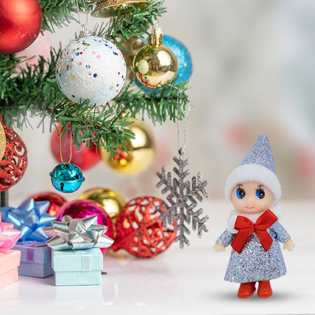 4 Pcs Christmas Baby Elf Doll Christmas Tiny Elf Doll Christmas Mini Elf Baby Doll Toys Baby Elves