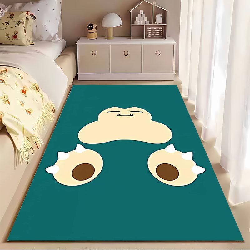 Cute Monster Face Carpet Design suitable as a non-slip mat for the living room or bedroom sofa