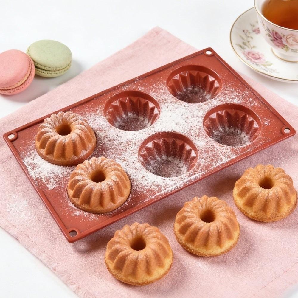 Silicone Mousse Cake Mold Heat-Resistant Chocolate Dessert Mold New Pudding Mould  for Donuts Jello