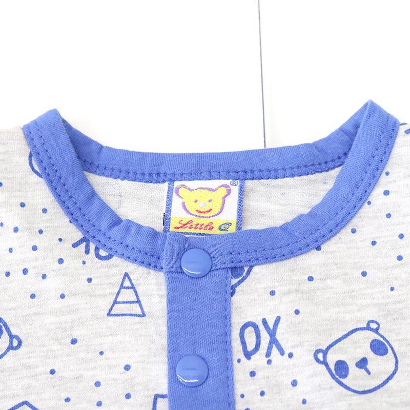 Newborn Kid Baby Clothes Short Sleeve Romper Girl Boy Clothing Cotton Snap Button