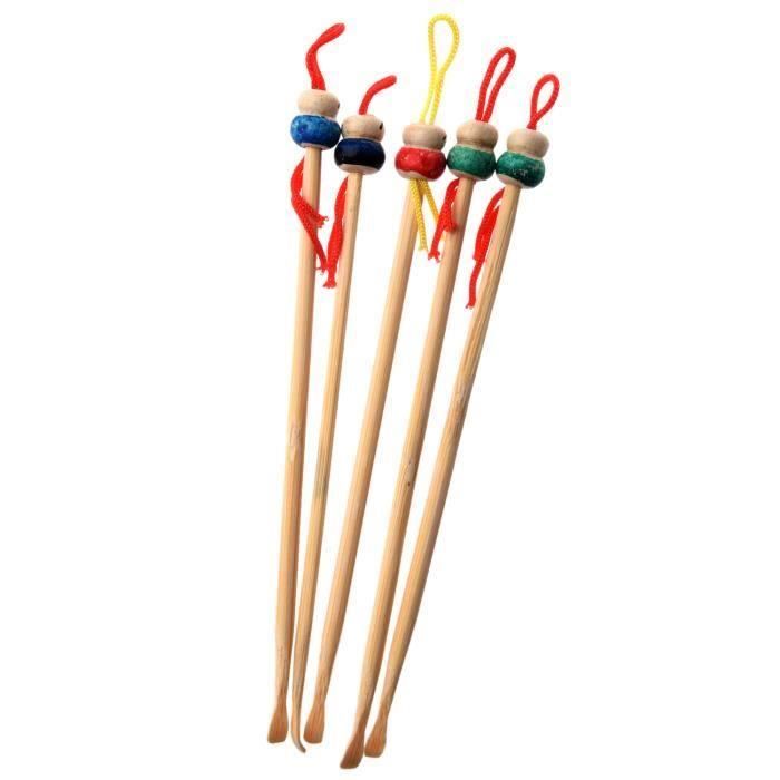 Ear Pick - CSOUSH - A1001 - 5 Pieces - Bamboo - Reusable - Soft
