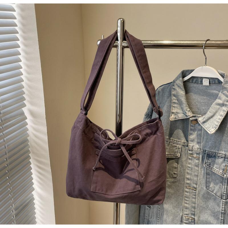 Холщовая сумка женская большой вместимости новая повседневная на плечо мессенджер универсальная летняя премиум сумка-тоут