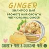 New Ginger Handmade Hair Growth Shampoo Soap Cold Processed Soap Hair Shampoo Bar 100% Pure Plant Hair Shampoos Hair Care