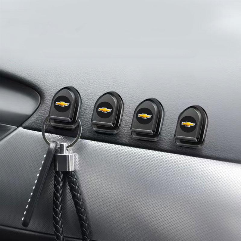 AABHI1 Car Hooks Self Adhesive Car Mini Storage Hooks Car Accessories for Chevrolet Cruze Impala Sonic Equinox Captiva Malibu Tahoe