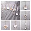 Heart Shape DIY Embellishments Wedding Hanging Pendant Wood Wall Pendant Home Decor