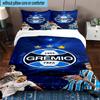 3pcs Fc 1903 Emblem Printed Bedding Set Duvet Cover Closure Includes 1 Duvet Cover & 2 Pillowcases Bedding Sets Home Decor Gifts