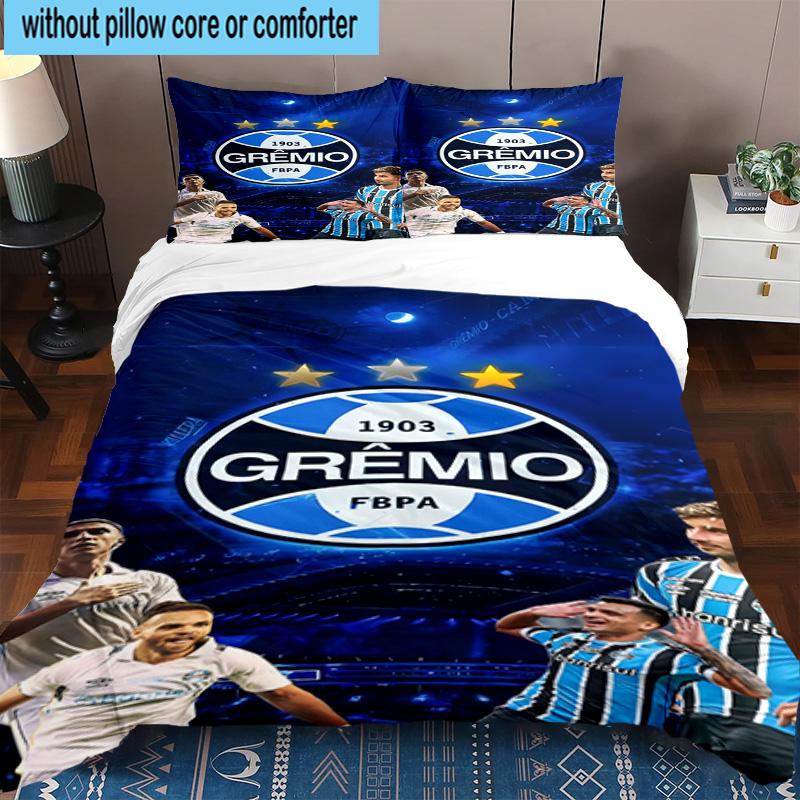 3pcs Fc 1903 Emblem Printed Bedding Set Duvet Cover Closure Includes 1 Duvet Cover & 2 Pillowcases Bedding Sets Home Decor Gifts