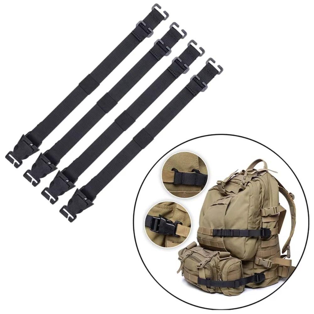 Luggage Straps Backpack Compression Straps Buckle Clips Backpack Adapter Belts Outdoor Sports