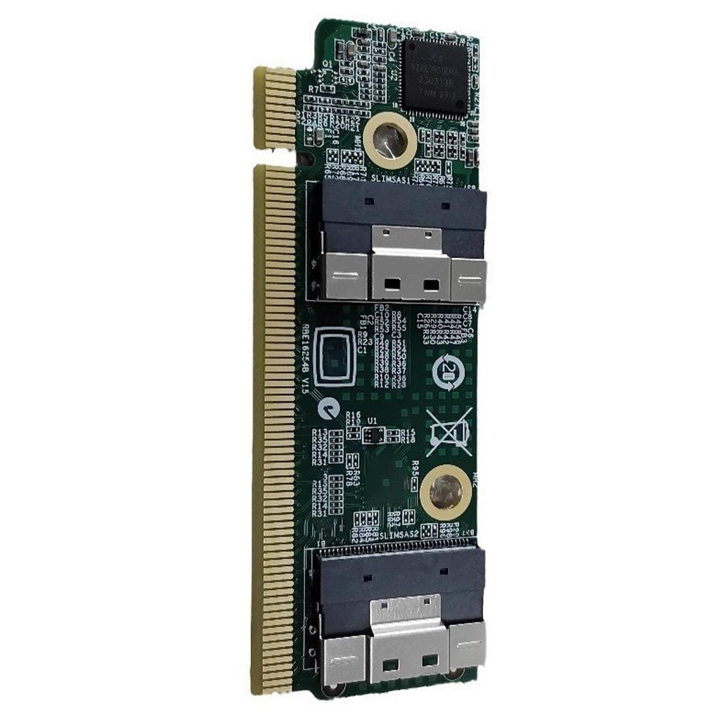 Высокоскоростные внешние карты расширения SFF-8654 для PCIe 4.0 x16 x8 Адаптеры SFF-8654 Адаптеры Компьютерная карта для сервера 1U