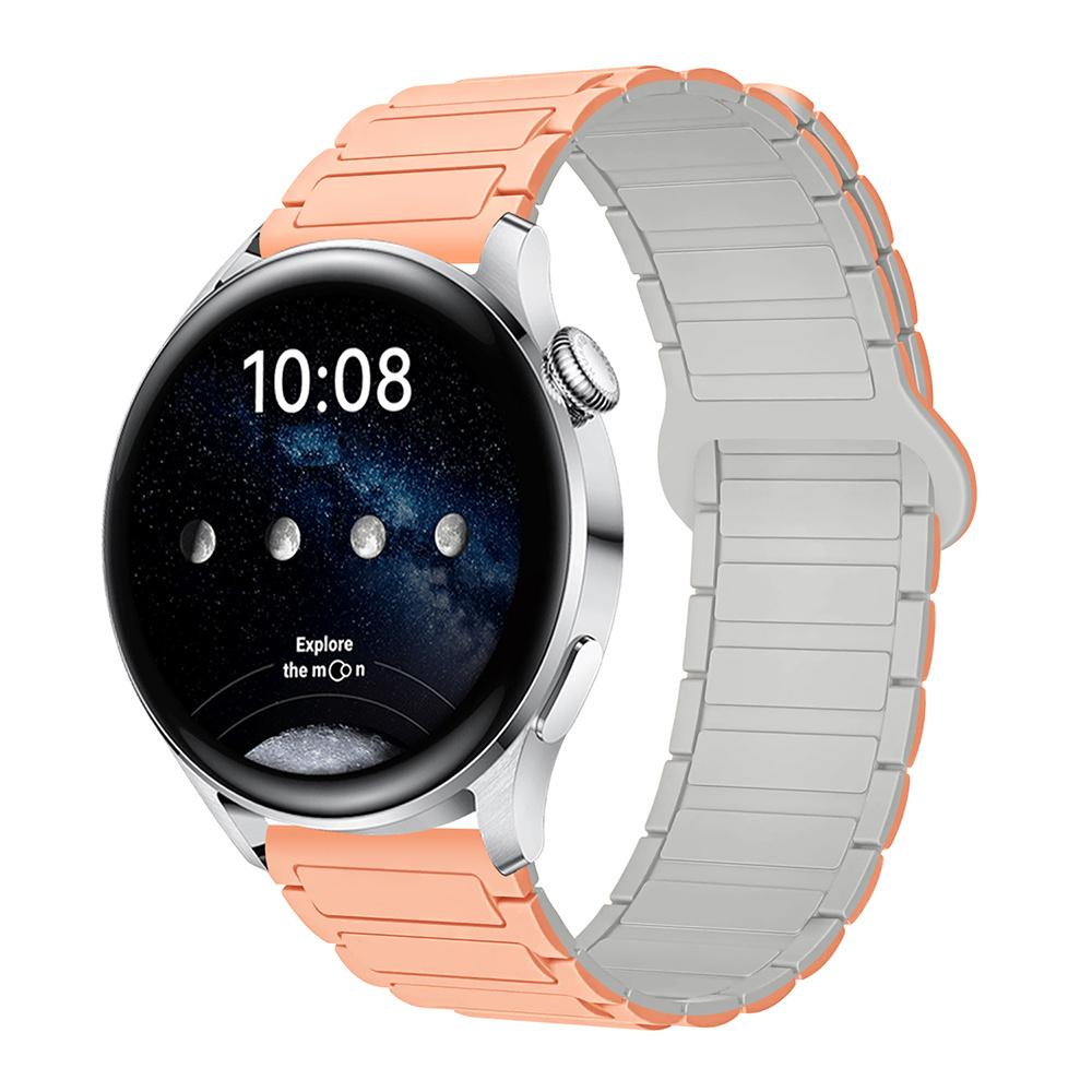 18mm 22mm 20mm Magnetic Silicone Strap For Samsung Galaxy Watch 7 6 5 4 44mm 40mm Sports Band For Galaxy Watch 4 6 Classic 47mm Huawei GT 4/5/6 41mm