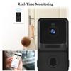 1080P High Resolution Visual Smart Security Doorbell Camera Wireless Video Doorbell with IR Night Vision 2-Way Audio Real-Time Monitoring
