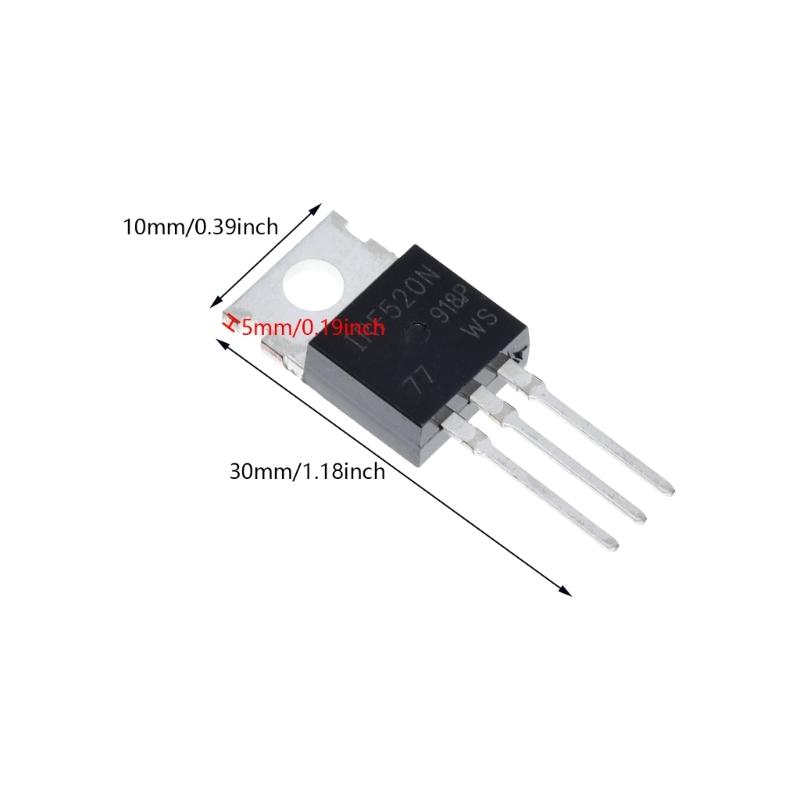 10 шт./уп. MOSFET-транзисторы IRF540N 33 А 100 В N-канальный мощный MOSFET-транзистор, применимый для усилителя мощности TO-220