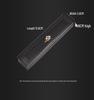 Ebony Carving Reclining Incense Holder with Auspicious Cloud Pattern - Purple Ebony Incense Burner Box for Home Use.