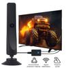 Цифровая ТВ-антенна 1080P Напольная Присоска Поддержка 4K Дальность 50 миль Бесплатные Местные Каналы Все Телевизоры