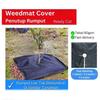Water-permeabl Tree Mat with Holes Lawn Protection Cover New Weed Control Fabric