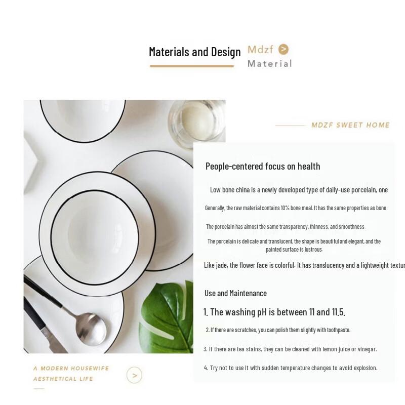 DISHJOY Minimalist Ceramic Soup Spoon