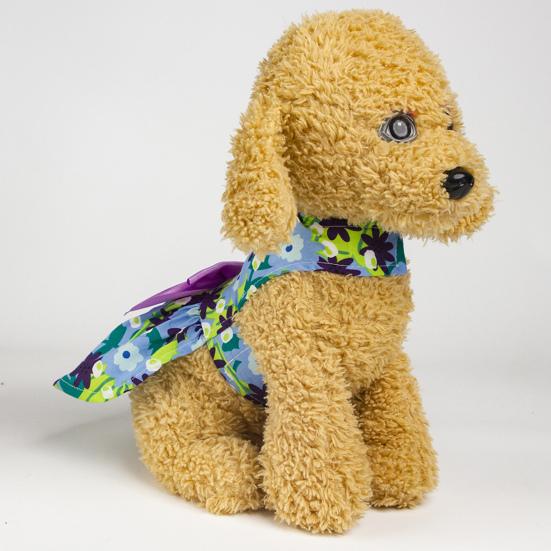 Платье для собаки, привлекательное мягкое платье принцессы с бантом, удобное платье с цветочным принтом для домашних животных, юбка для собаки, товары для домашних животных